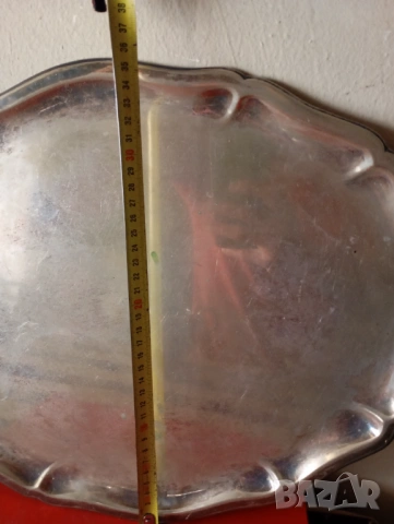 Винтидж посребрен поднос,табла, снимка 2 - Други ценни предмети - 54278875