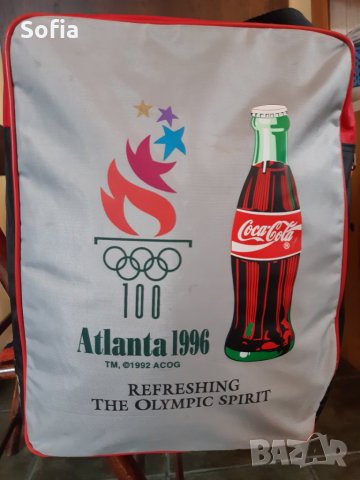 Кока Кола/Coca-Cola/Голям сак "Оlympic Atlanta 100 Games 1996" Кока-Кола Световен спонсор, снимка 7 - Колекции - 32127076
