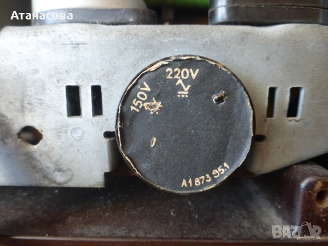 Бакелитово лампово радио Philips Филипс 1943 г WW2 Tuner, снимка 16 - Антикварни и старинни предмети - 53013792