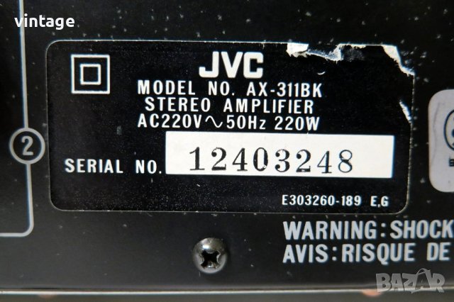 JVC-AX311, снимка 7 - Ресийвъри, усилватели, смесителни пултове - 42811510