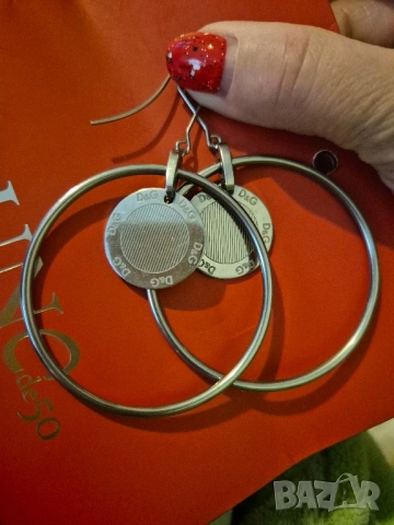 стоманени обеци D&G