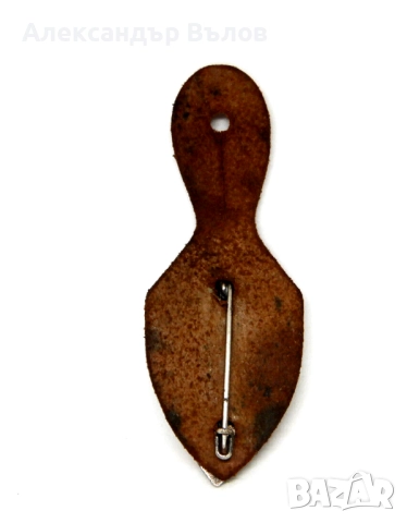 Стар Френски Военен Знак 42 Пехотен Полк Метал Емайл Франция, снимка 8 - Антикварни и старинни предмети - 51796782