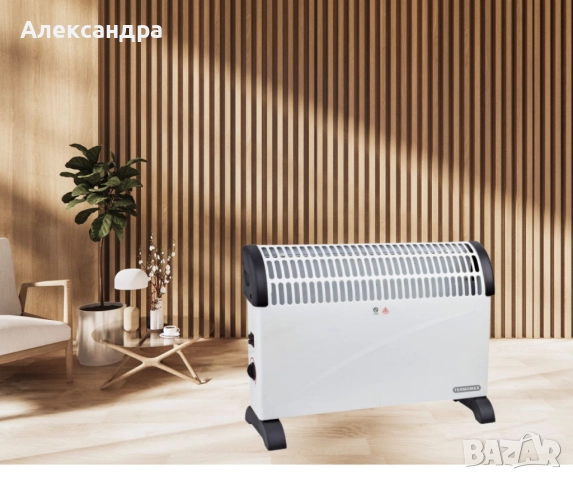 Конвекторна печка, 2000W, снимка 3 - Печки, фурни - 51502415