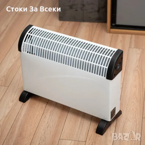 Електрически конвектор 2000 W с термостат, снимка 7 - Отоплителни печки - 56423873