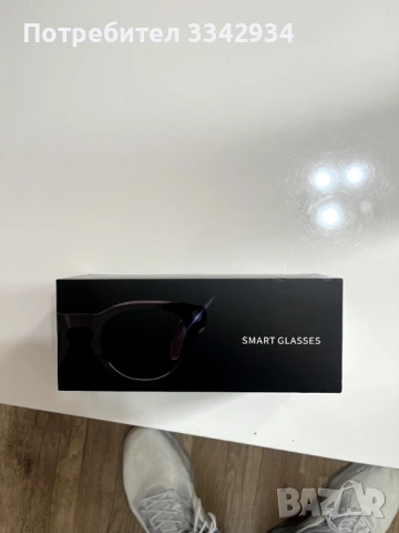Смарт очила с вградена камера и микрофон и говорители - Smart Glasses - Чисто Нови!