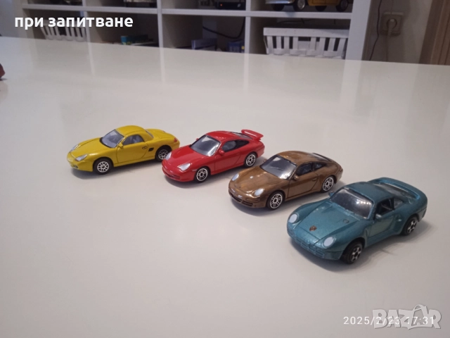 Метални Porsche, 1/ 58- 1/61, 4 бр., снимка 5 - Колекции - 46412143
