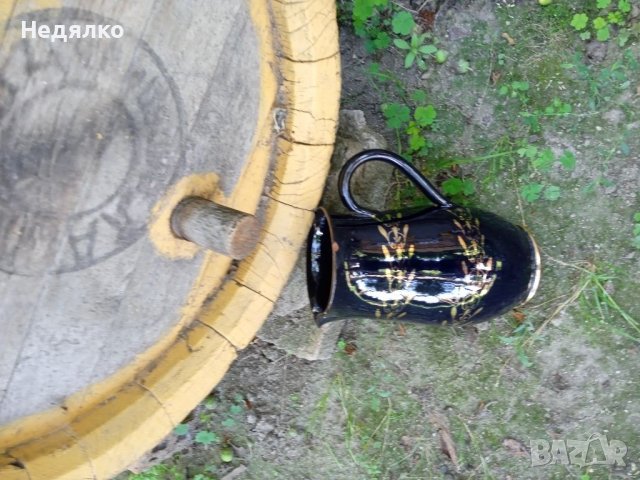 Стара красива кана,керамика,кобалт, снимка 9 - Антикварни и старинни предмети - 37192750