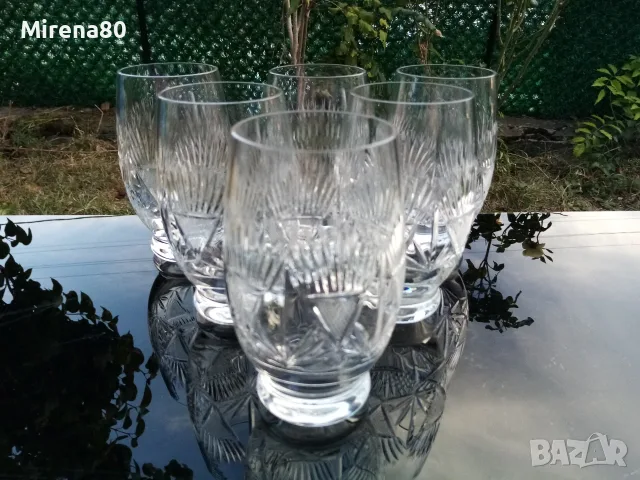 Български кристален сервиз за вода