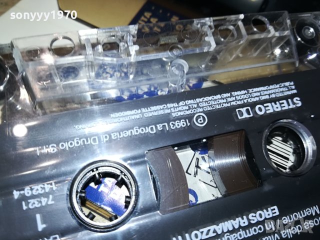 Eros Ramazzotti–Tutte Storie оригинална касета-ORIGINAL TAPE 0802240946	, снимка 16 - Аудио касети - 44191465