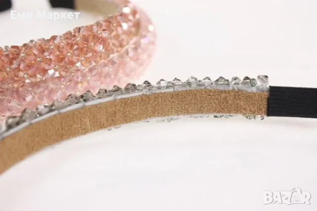 Модерна диадема за глава с камъни, снимка 9 - Аксесоари за коса - 49102350