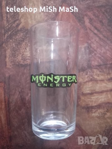 ***ТОП*** Стъклена безцветна чаша с различни лога на Монстър Енерджи Monster Energy , снимка 10 - Други стоки за дома - 38249230