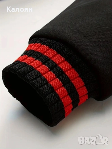 Горнище/Суитшър черно и червено XL, снимка 4 - Други - 52727032