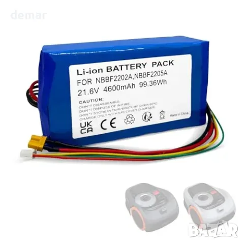 Батерия 21.6V 4600mAh за Segway Navimow i105/i108/i110, снимка 2 - Други - 55933505