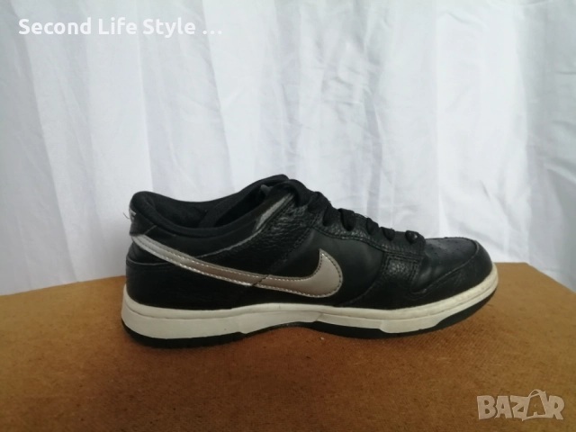 Номер 38 дамски кецове Nike Dunk Low Black Chrome Diamond Panda, снимка 3 - Кецове - 52877852