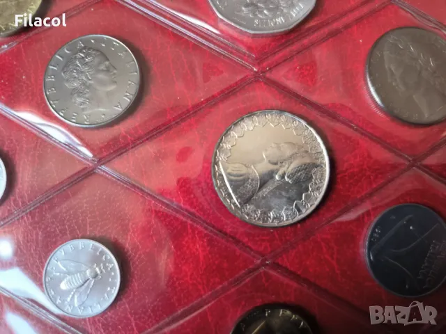 Банков сет монети Италия 1980 година, снимка 3 - Нумизматика и бонистика - 49240108