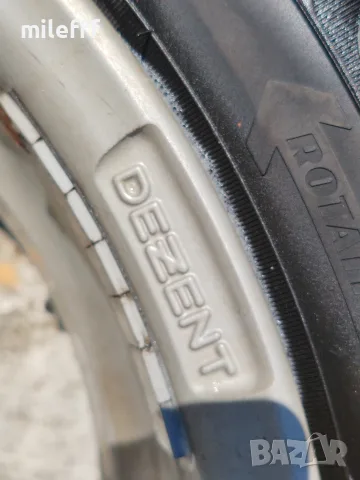 Лети джанти Dezent 5x108 16" с зимни гуми Goodyear dot 3925 215/60/16, снимка 10 - Гуми и джанти - 55988903