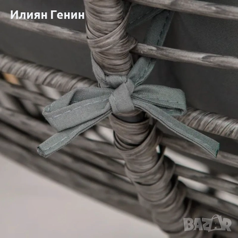 Ратанов стол за отдих Outsunny с табурретка , снимка 7 - Градински мебели, декорация  - 51570738