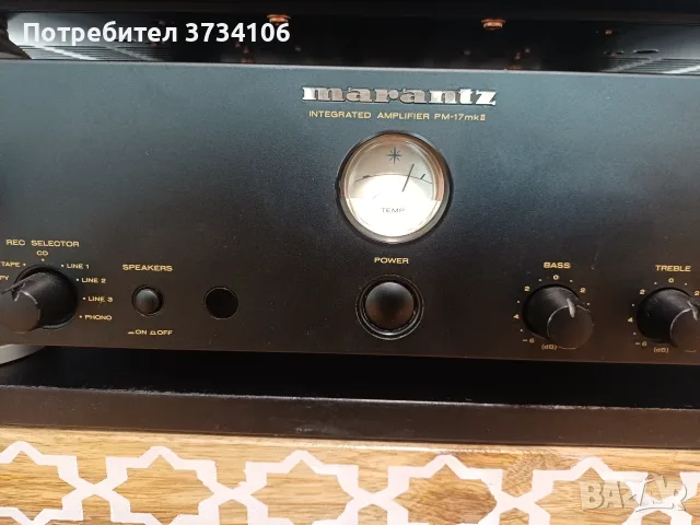 Marantz PM-17mkII,  SM-17 , снимка 6 - Ресийвъри, усилватели, смесителни пултове - 56188064