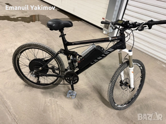Електрически велосипед Canyon Nerve XC 6 – 1200W, нова батерия 48V, снимка 16 - Велосипеди - 54246877