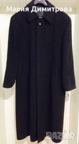 Скъпо дизайнерско мъжко палто 100% КАШМИР, снимка 4 - Палта - 39069218