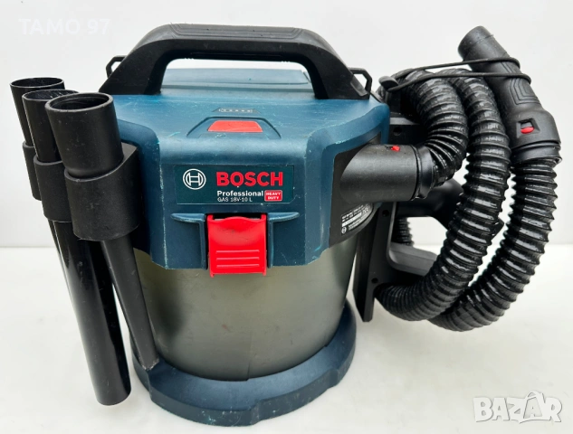 BOSCH GAS 18V-10L - Акумулаторна прахосмукачка за сухо и мокро 18V, снимка 2 - Други инструменти - 53370031