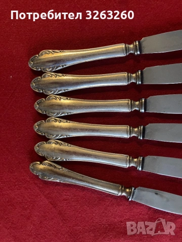 Шведски посребрени ножове за основно Rostfri , снимка 6 - Прибори за хранене, готвене и сервиране - 54070028