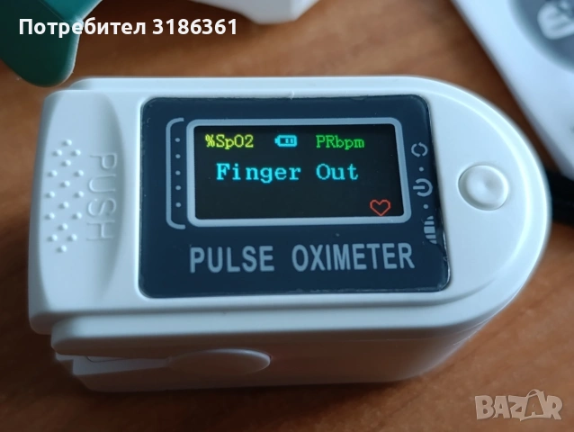 Пръстов оксиметър за измерване на пулса и сатурацията на кръвта, снимка 4 - Други - 53912421