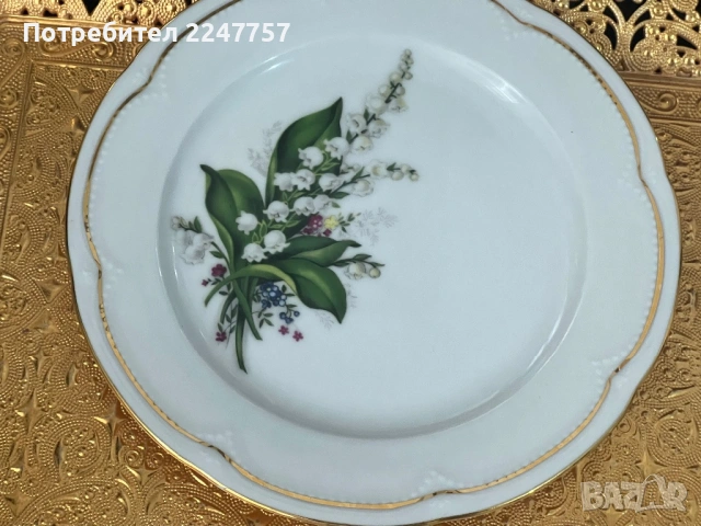 Троен сет порцелан Момина сълза, снимка 9 - Антикварни и старинни предмети - 52930751