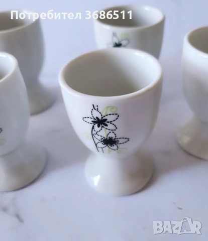 Порцеланови коктиери, снимка 2 - Прибори за хранене, готвене и сервиране - 53882351