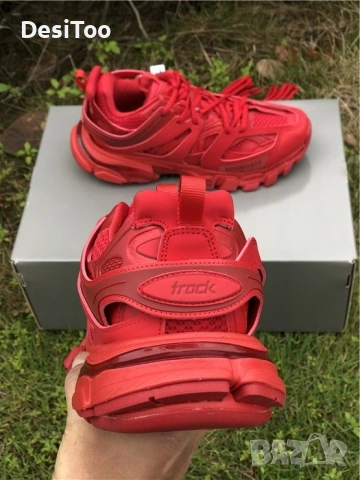 Balenciaga Track Sneaker "Red" , снимка 3 - Маратонки - 54362200