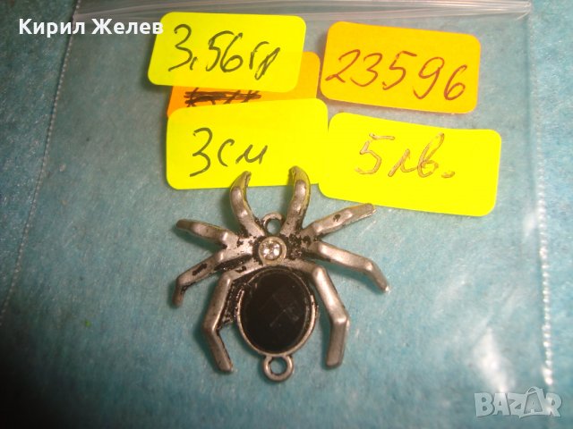 СРЕБРИСТ ФИГУРАЛЕН АПТ МЕДАЛЬОН - ПАЯЧЕ 23596, снимка 3 - Колиета, медальони, синджири - 35654973