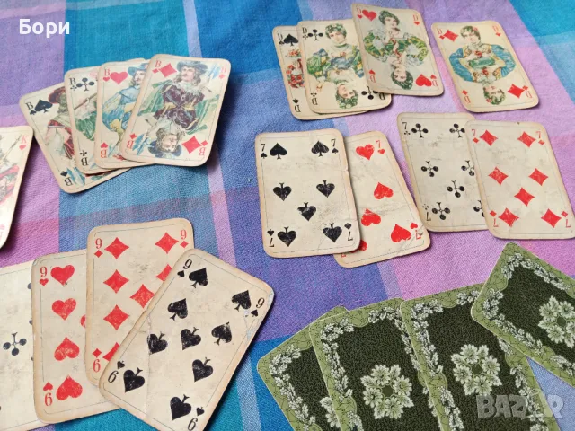 Стари карти Rokoko / 4, снимка 7 - Карти за игра - 49414385
