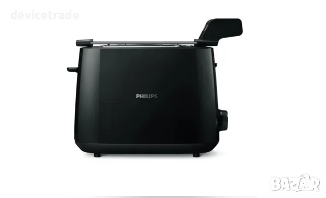 Тостер, Philips, Daily Collection HD2583/90, 650 W, черен, снимка 2 - Тостери - 55965798