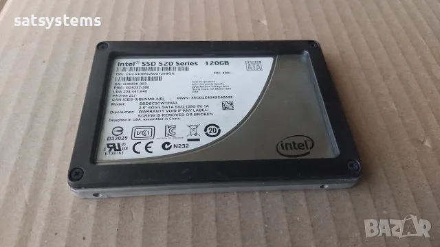 SSD Intel SSDSC2CW120A3 120GB SATA 6.0Gb/s