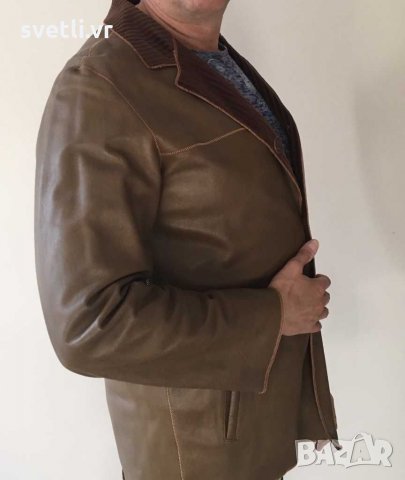 Кожено яке, снимка 4 - Якета - 30542774