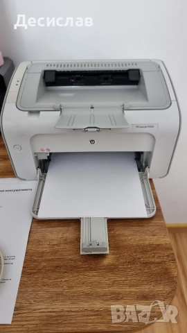 Лазерен принтер HP P1005, снимка 4 - Принтери, копири, скенери - 52832833