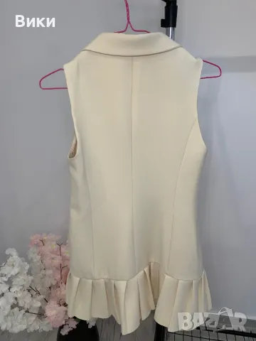 Zara рокля, сако, елек размер XS, подходяща и за S, снимка 12 - Рокли - 50257627