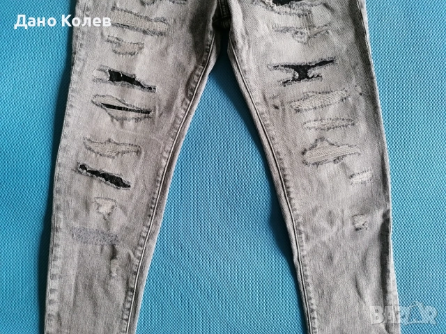 Мъжки Skinny Jeans [H&M] [Размер: 28/30] [Цвят: Сив], снимка 5 - Дънки - 53882901