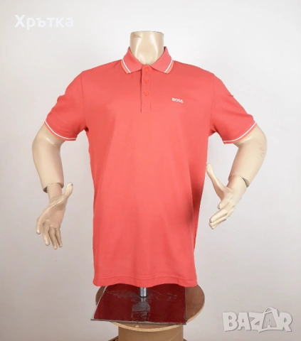 Hugo Boss Paddy Pro - Оригинална мъжка тениска с яка р-р XL