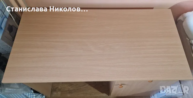 Дървено бюро с чекмедже и шкаф – 50 €