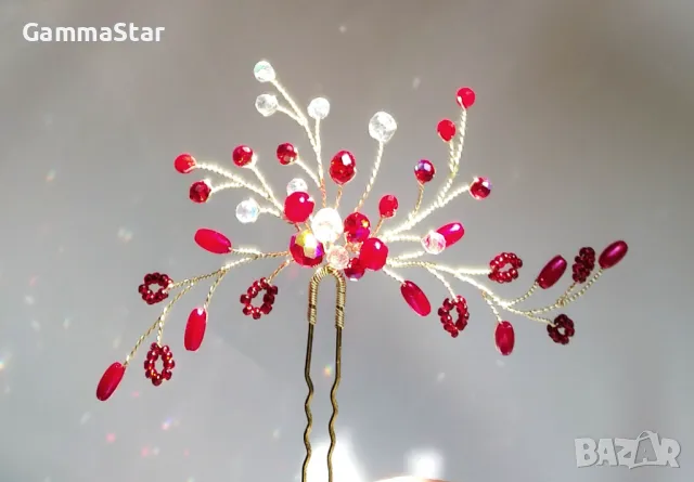 Аксесоари за коса за специални поводи / Украса за коса с кристали, снимка 5 - Аксесоари за коса - 49230952