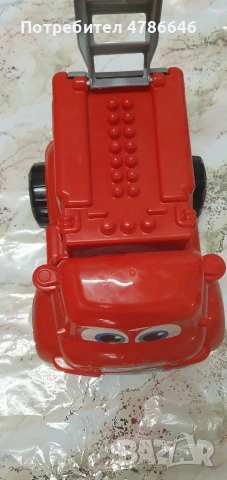 Пластмасова пожарна кола, снимка 3 - Коли, камиони, мотори, писти - 54127667