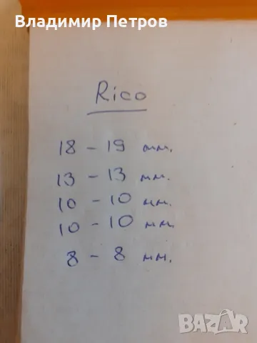 RICO ключове , снимка 11 - Ключове - 49284309