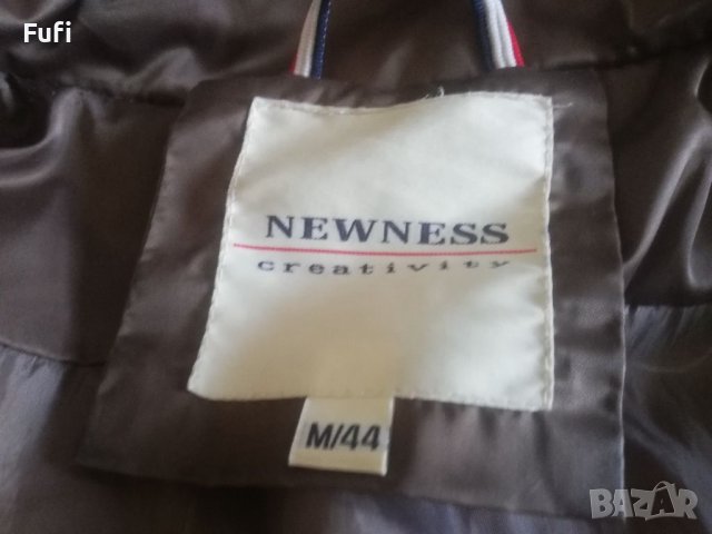 45 лв, дебело дълго яке с коланче, С голям пух на яката, M размер с точни размери, снимка 6 - Палта, манта - 38655858