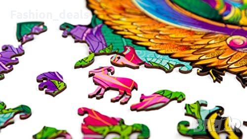 Нов Уникален Дървен Пъзел Котка WOODVIO - Подарък за Любознателни, снимка 6 - Настолни игри - 42835430