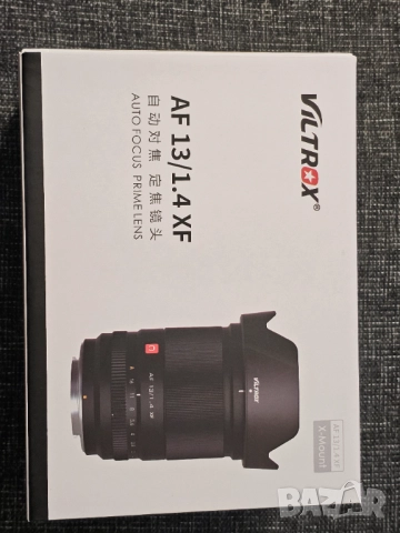 Viltrox AF 13mm f/1.4 XF - Fujifilm X Mount, перфектен, снимка 5 - Обективи и филтри - 52641399