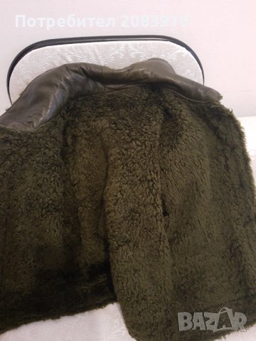 Дамско зелено кожено яке естествена кожа с топла подплата , снимка 15 - Якета - 27372990
