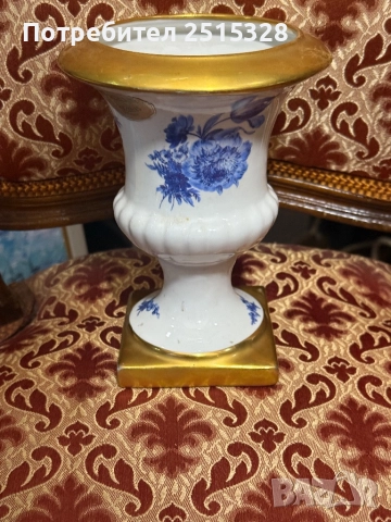 красива стара белгийска ваза, снимка 2 - Други ценни предмети - 52738564