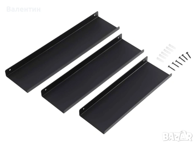 Комплект от 3 стенни рафта, снимка 5 - Етажерки - 53341804