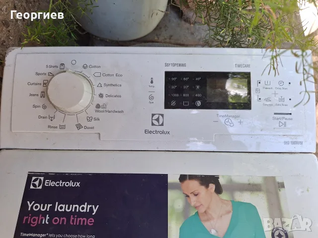Пералня Electrolux EWT1064ILW, снимка 2 - Перални - 55988274